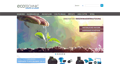 Desktop Screenshot of ecotechnic.at