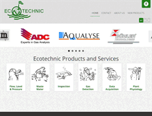 Tablet Screenshot of ecotechnic.be